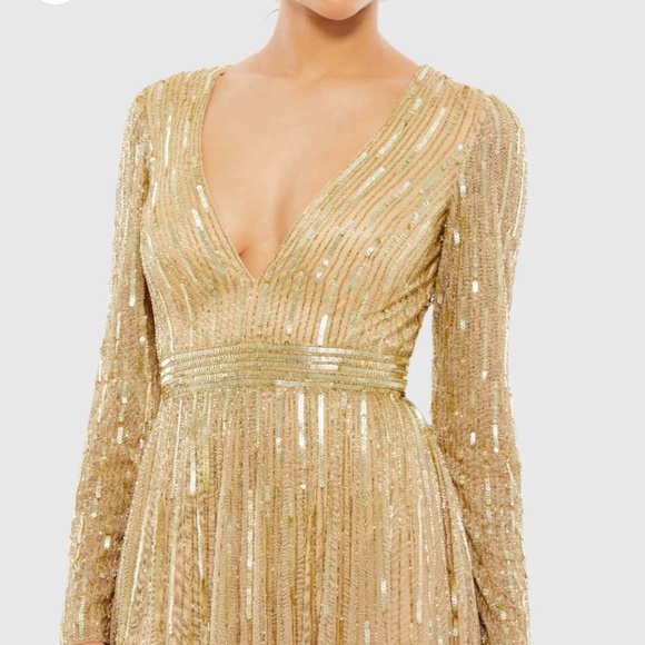 McDougal Gold Dress - Picture 2 of 4